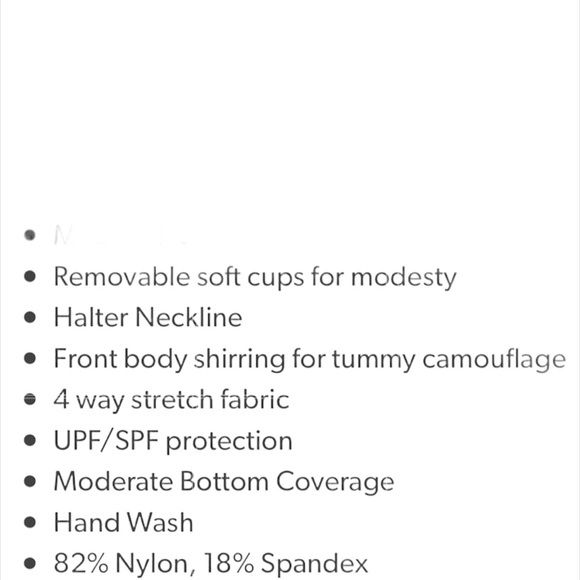 NWT DKNY Halter Rouched Swimsuit - Picture 8 of 8